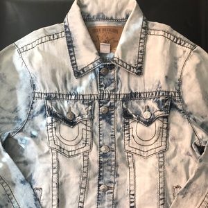 True Religion Jimmy Tie Day Denim Jacket